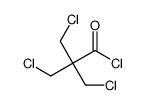 3-chloro-2,2-bis(chloromethyl)propanoyl chloride 结构式