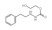 3-Phenethylcarbazic acid 2-hydroxyethyl ester 结构式