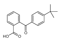 2-(4-叔丁基苯甲酰基)苯甲酸 结构式