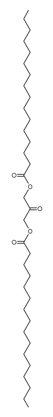 Hexadecanoic acid, 1,1'-(2-oxo-1,3-propanediyl) ester 结构式