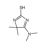 2H-Imidazole-2-thione, 4-(dimethylamino)-1,5-dihydro-5,5-dimethyl- 结构式