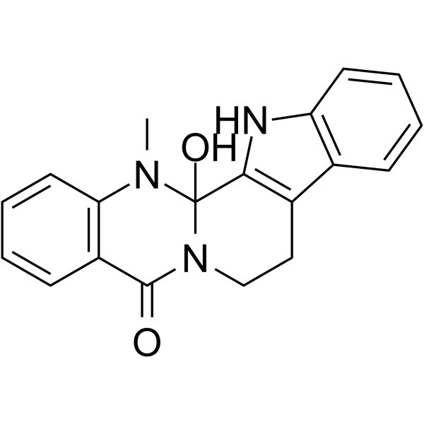 羟基吴茱萸碱 结构式