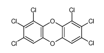 1,2,3,7,8,9-六氯二苯并-对-二恶英 结构式