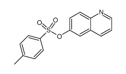 6-Quinolinol, 6-(4-methylbenzenesulfonate) 结构式