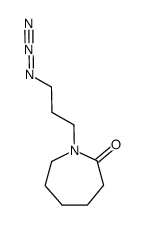 1-(3-叠氮丙基)六氢-2H-氮杂环庚-2-酮 结构式