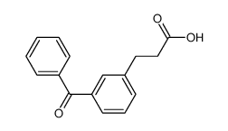 3-苯甲酰基苯丙酸 结构式
