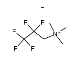 1-Propanaminium, 2,2,3,3,3-pentafluoro-N,N,N-trimethyl-, iodide (1:1) 结构式