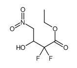 2,2-二氟-3-羟基-4-硝基丁酸乙酯 结构式