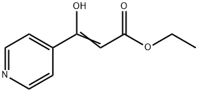 3-羟基-3-(4-吡啶基)-2-丙烯酸乙酯 结构式