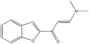 1-(1-苯并呋喃-2-基)-3-(二甲基氨基)丙-2-烯-1-酮 结构式