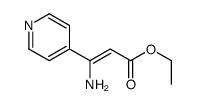 3-AMINO-3-(4-PYRIDINYL)-2-PROPENOIC ACID ETHYL ESTER 结构式
