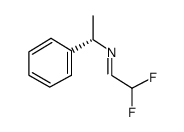(S)-N-(2,2-二氟亚乙基)-1-苯基乙胺 结构式