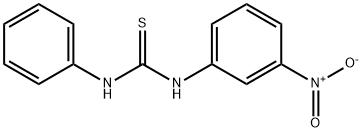 1-(3-硝基苯基)-3-苯基-2-硫脲 结构式