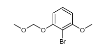 2-溴-1-甲氧基-3-(甲氧基甲氧基)苯 结构式