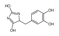 5-[(3,4-二羟基苯基)甲基]-2,4-咪唑烷二酮 结构式