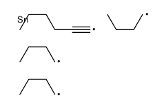 Stannane, tributyl-1-hexyn-1-yl- 结构式