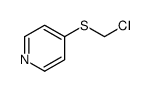 Pyridine, 4-[(chloromethyl)thio]- 结构式