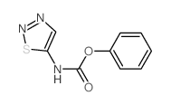 Carbamicacid, 1,2,3-thiadiazol-5-yl-, phenyl ester (9CI) 结构式