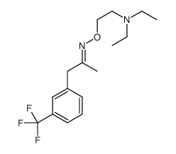1-[m-(Trifluoromethyl)phenyl]-2-propanone O-[2-(diethylamino)ethyl]oxime 结构式
