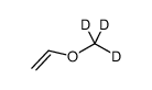 甲基乙烯醚(甲基-D3) 结构式
