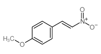 1-(4-甲氧苯基)-2-硝基乙烯 结构式