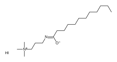 N,N,N-三甲基-3-[(1-氧代十二烷基)氨基]-1-丙铵碘化物 结构式