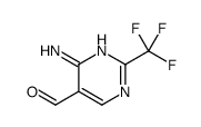 2-三氟甲基-4-氨基嘧啶-5-醛 结构式