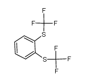 1,2-双(三氟甲硫基)苯 结构式