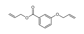 Benzoic acid, 3-(2-propen-1-yloxy)-, 2-propen-1-yl ester 结构式
