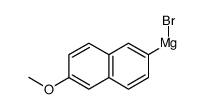 6-甲氧基-2-萘基溴化镁 结构式