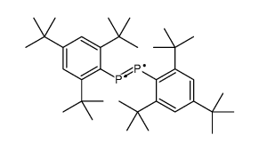 (E)-Diphosphene, bis(2,4,6-tris(1,1-dimethylethyl)phenyl)- 结构式