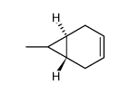 Bicyclo[4.1.0]hept-3-ene, 7-methyl-, (1α,6β,7α)- (9CI) 结构式