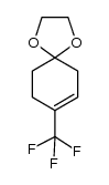 8-(三氟甲基)-1,4-二氧杂螺[4.5]癸-7-烯 结构式