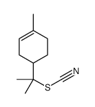Thiocyanic acid, 1-methyl-1-(4-methyl-3-cyclohexen-1-yl)ethyl ester 结构式