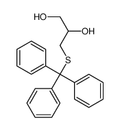 3-三苯甲硫基-1,2-丙二醇 结构式
