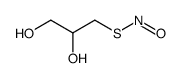 S-(2,3-二羟丙基)硫代亚硝酸酯 结构式