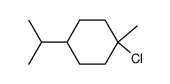 1-氯-1-甲基-4-(1-甲基乙基)环己烷 结构式