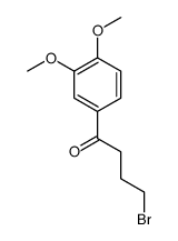 4-溴-1-(3,4-二甲氧基苯基)-1-丁酮 结构式