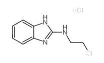 N-(2-氯乙基)-1H-苯并[D]咪唑-2-胺 结构式