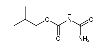 Carbamic acid, (aminocarbonyl)-, 2-methylpropyl ester (9CI) 结构式