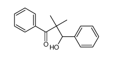 3-羟基-2,2-二甲基-1,3-二苯基-1-丙酮 结构式