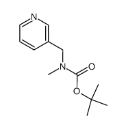 Carbamic acid, methyl(3-pyridinylmethyl)-, 1,1-dimethylethyl ester (9CI) 结构式