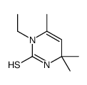1-乙基-3,4-二氢-4,4,6-三甲基-2(1H)-嘧啶硫酮 结构式