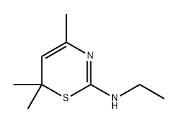 N-乙基-4,6,6-三甲基-6H-1,3-噻嗪-2-胺 结构式