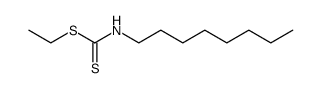 辛基二硫代氨基甲酸乙酯 结构式