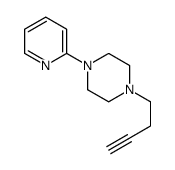1-(But-3-ynyl)-4-(pyridin-2-yl)piperazine 结构式