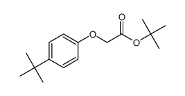 Acetic acid, 2-[4-(1,1-dimethylethyl)phenoxy]-, 1,1-dimethylethyl ester 结构式