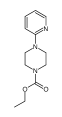 1-Piperazinecarboxylic acid, 4-(2-pyridinyl)-, ethyl ester 结构式