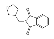2-(四氢呋喃-3-基甲基)异吲哚-1,3-二酮 结构式