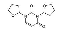 1,3-二(四氢-2-呋喃基)-2,4(1H,3H)-嘧啶二酮 结构式